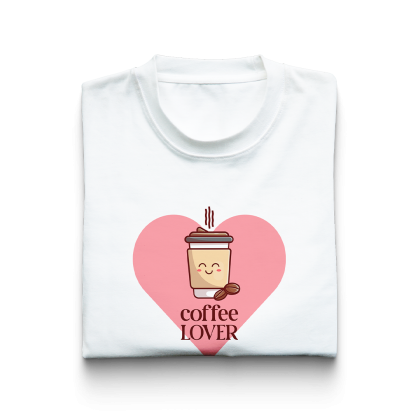 100% памучна тениска COFFEE LOVER